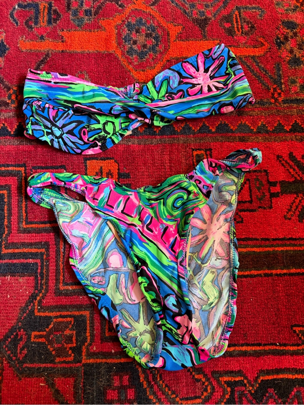 Vintage 80's inspired bikini